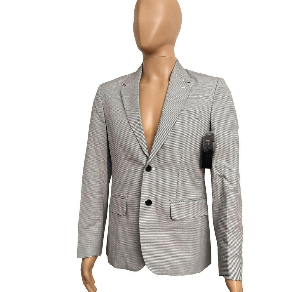 Marc by Marc Jacobs White & Blue Cotton Blazer Suit Jacket Sz Small NWT $498